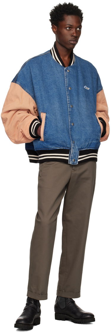 Bomber bunda We11done We11done Denim Varsity Jacket Modrá | WD-DJ3-22-371-U-BL, 3