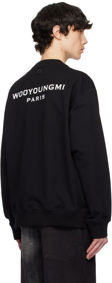 Mikina WOOYOUNGMI WOOYOUNGMI Back Logo Sweatshirt Čierna | W251TS27, 2