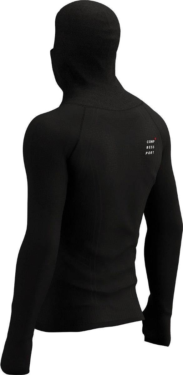 Mikina Compressport 3D Thermo UltraLight Racing Hoodie Čierna | au00007b-990, 1