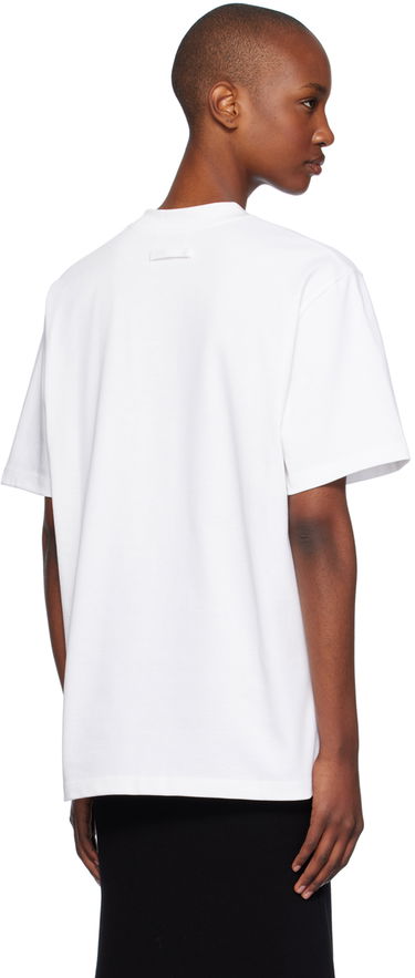 Tričko Jean Paul Gaultier Gaultier Oversized Lace Label Tee Biela | 24/31-F-TS090I-J055-0100, 2