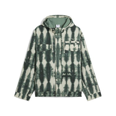 Vetrovka Puma PALAIS ARTISAN Seersucker Hooded Jacket Zelené | 629390_30, 5