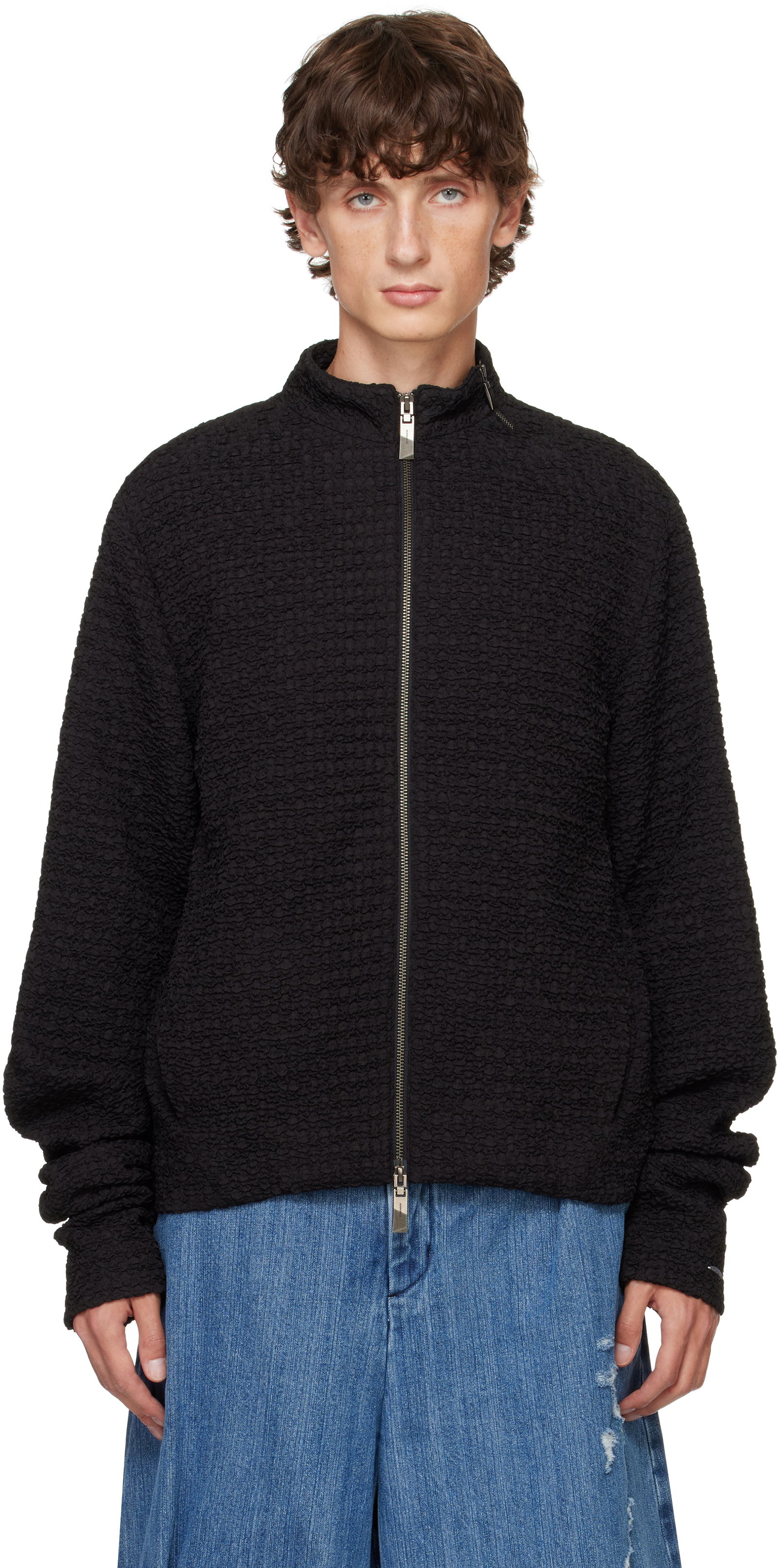 Ruga Product. 14 Black Zip-Up Jacket