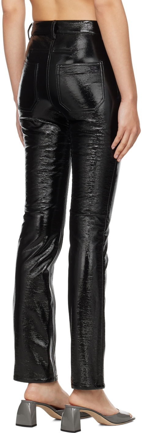 Courrèges 5-Pocket Patent Leather Trousers