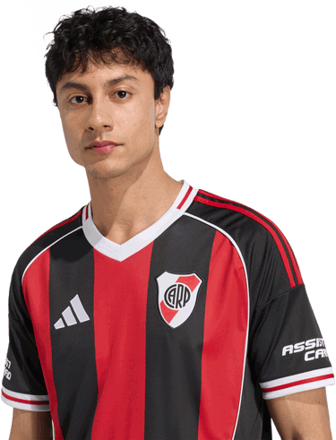 Dres adidas Performance River Plate 25/26 Away Jersey Červená | JI7077, 3