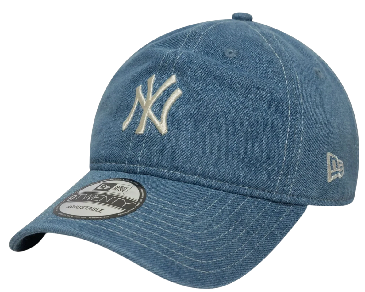 Šiltovka New Era New Era MLB New York Yankees Denim 9Twenty Adjustable Cap Modrá | 60667563-60667563, 0