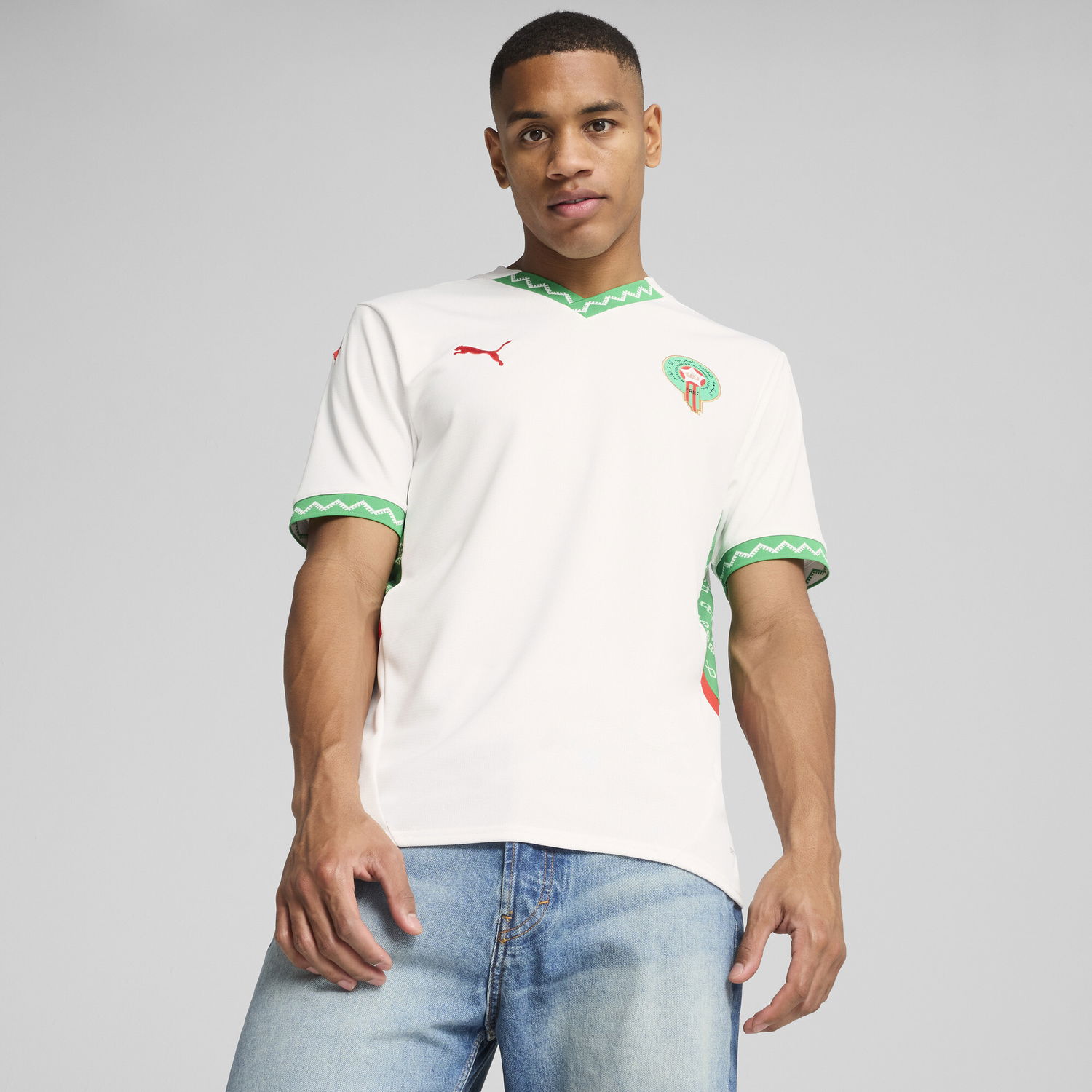 Tričko Puma Morocco 2025 Away Jersey Biela | 777706_02, 0