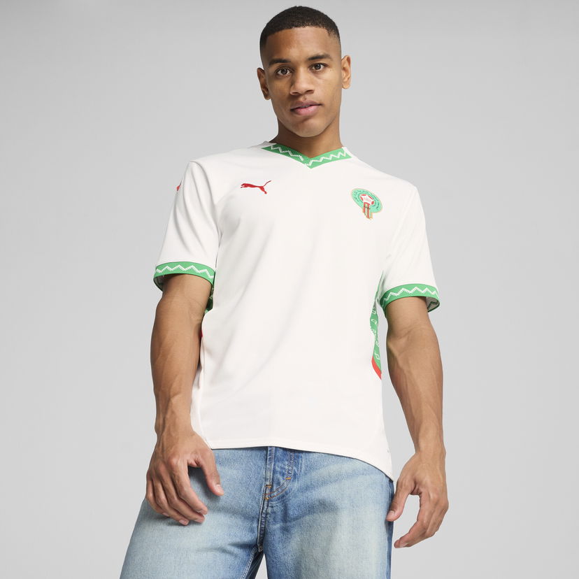 Tričko Puma Morocco 2025 Away Jersey Biela | 777706_02