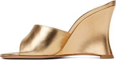 Doplnky Gianvito Rossi Gianvito Rossi Nappa Silk Wedge Sandals Metalická | G10095-95RIC-NPS, 2