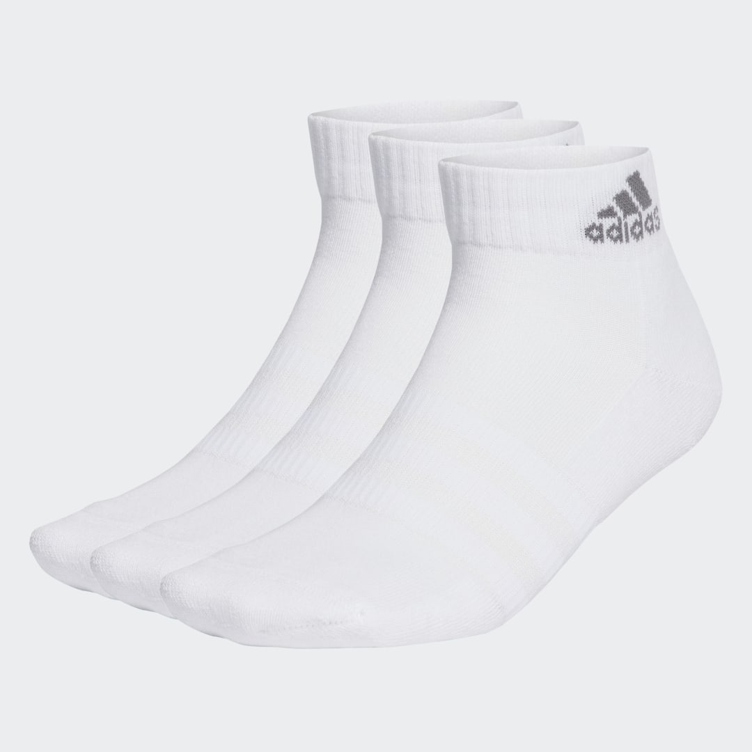 Ponožky adidas Originals Cushioned Sportswear Ankle Socks 3-pack Biela | IA3946, 0