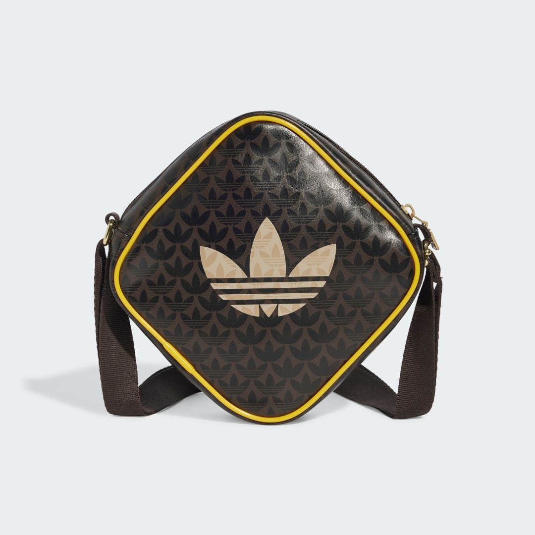 Taška cez rameno adidas Performance Monogram Diamond-Shaped Bag Hnedá | JD5374, 0