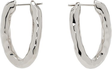 Náušnice Jil Sander Jil Sander Molten Hoop Earrings Metalická | J11VG0256_P6959, 0