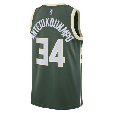 Dres Nike Giannis Antetokounmpo Bucks Icon Edition 2020 NBA Swingman Zelené | CW3672-329, 2
