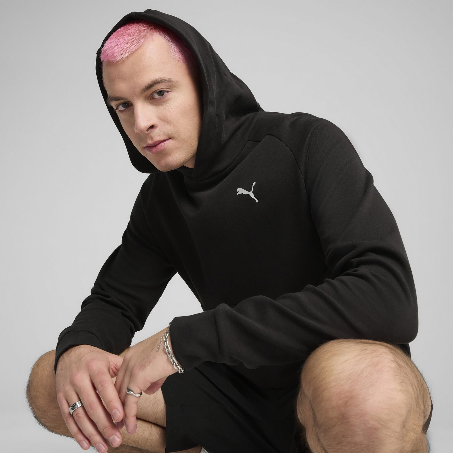 Mikina Puma PUMATECH Hoodie Čierna | 684600_01, 1