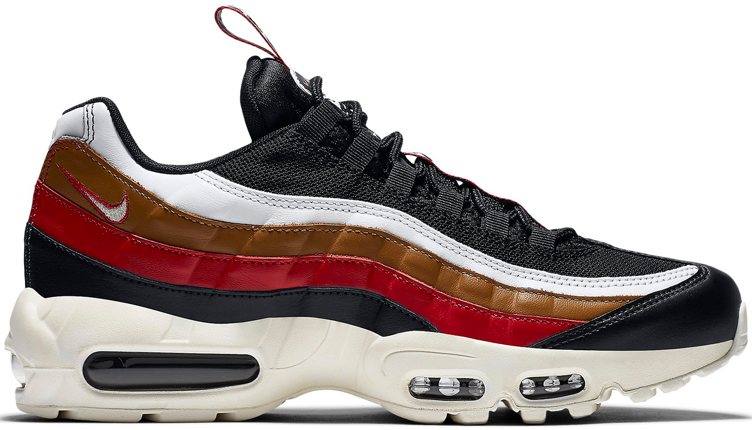 Tenisky a topánky Nike Air Max 95 Pull Tab Black Brown Červená | AJ4077-002, 0