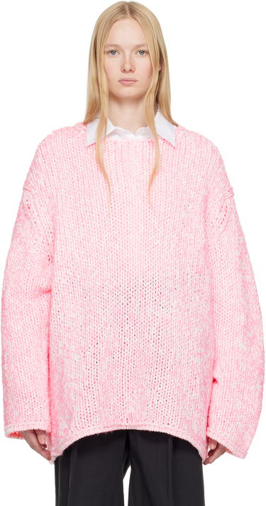 Sveter Comme des Garçons Homme Plus Lily Yarn Sweater Ružová | PO-N010-051, 0