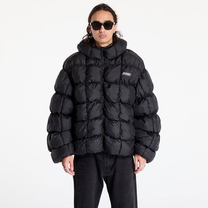 Prešívaná bunda Karl Kani Jacket Sport Patch Square Quilted Puffer Jacket Black XL Čierna | 60760019
