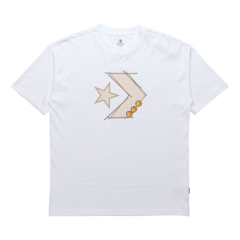 Tričko Converse Short-Sleeve Graphic T-Shirt Biela | 10020852-102
