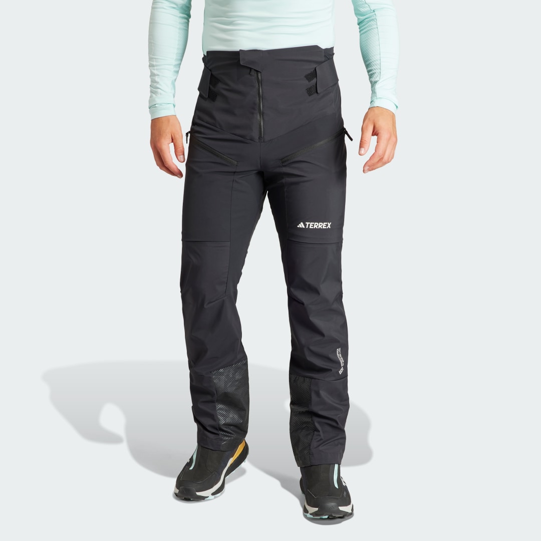Nohavice a džínsy adidas Originals Terrex Techrock Tour Soft Shell Čierna | IB1167, 0