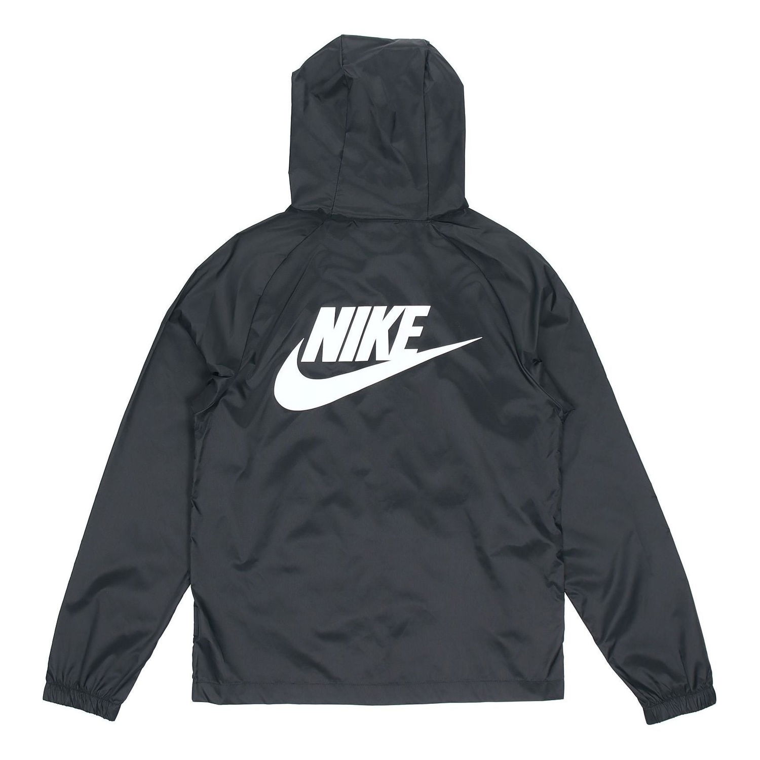 Vetrovka Nike Back Large Logo Zipper Hooded Track Jacket Čierna | CZ8677-010, 0
