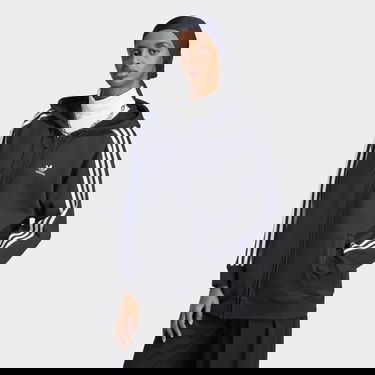 Mikina adidas Originals Adicolor Classics 3-Stripes Full-Zip Hoodie Čierna | IK0438, 1