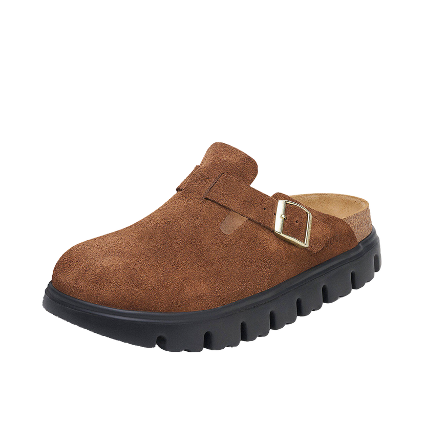 Tenisky a topánky Birkenstock Boston Chunky Suede Leather Narrow Fit Hnedá | 1028402