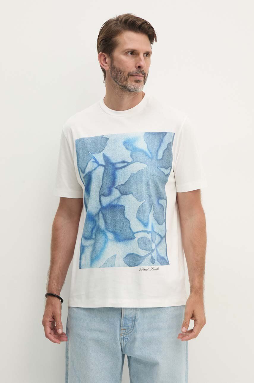 Tričko Paul Smith Paul Smith Floral Print T-Shirt Biela | M1R.919T.NP4739, 0