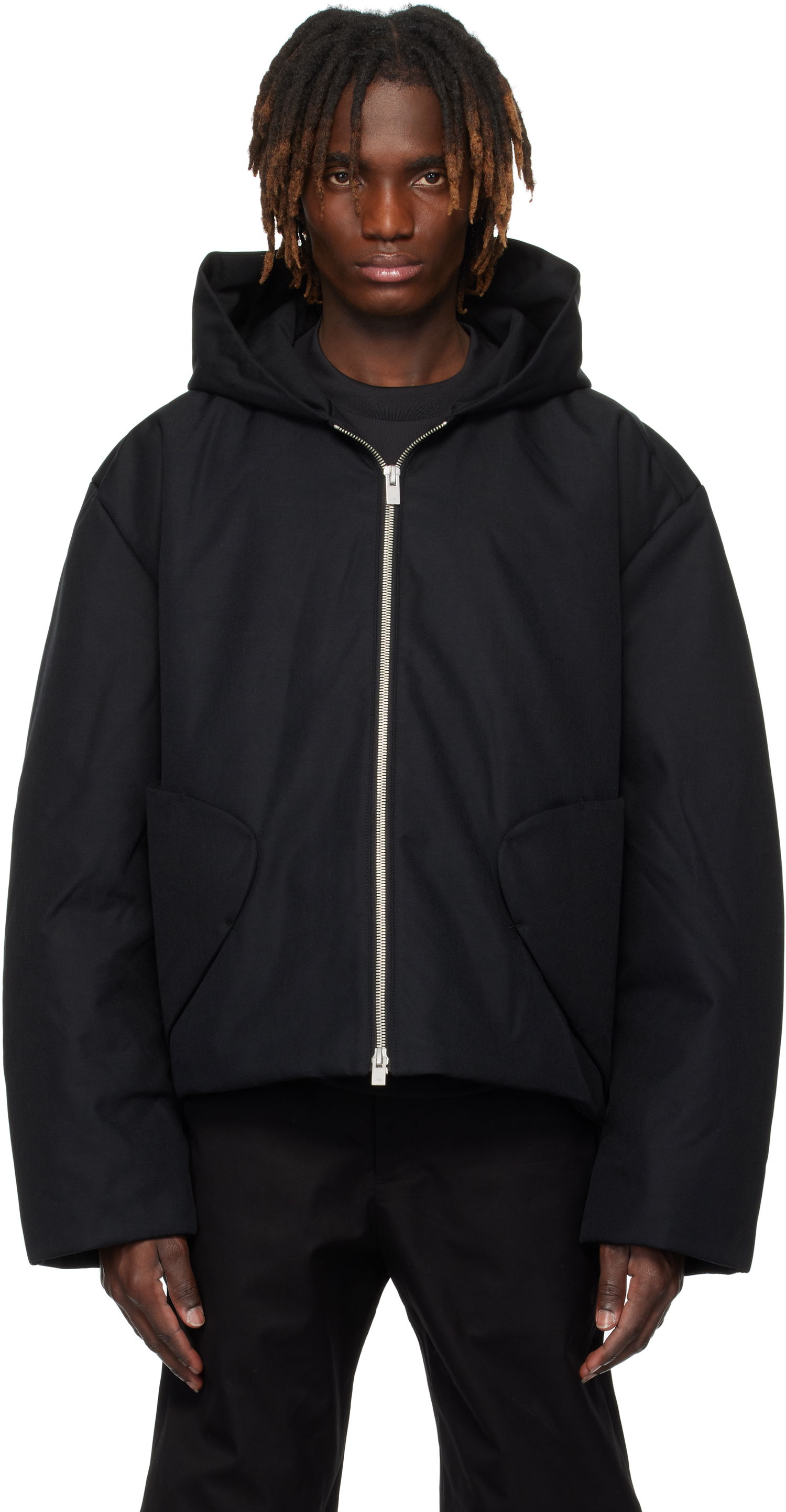 Prešívaná bunda HELIOT EMIL Heliot Emil Avalanche Hooded Puffer Jacket Čierna | PRESS25_M_02_148_BLK01, 0