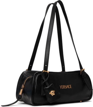 Taška cez rameno Versace Versace Tag Bowling Shoulder Bag Čierna | 1015792_1A13171, 1