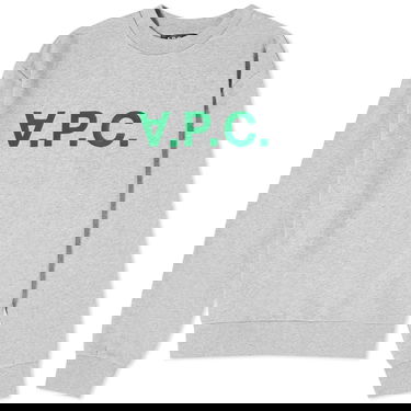 Mikina A.P.C. Elisa Logo Sweatshirt Šedá | COFDX-F27820-PLB, 0