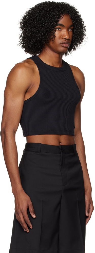 Tielko Han Kjøbenhavn Han Kjobenhavn Cropped Ribbed Tank Top Čierna | M-132459, 1