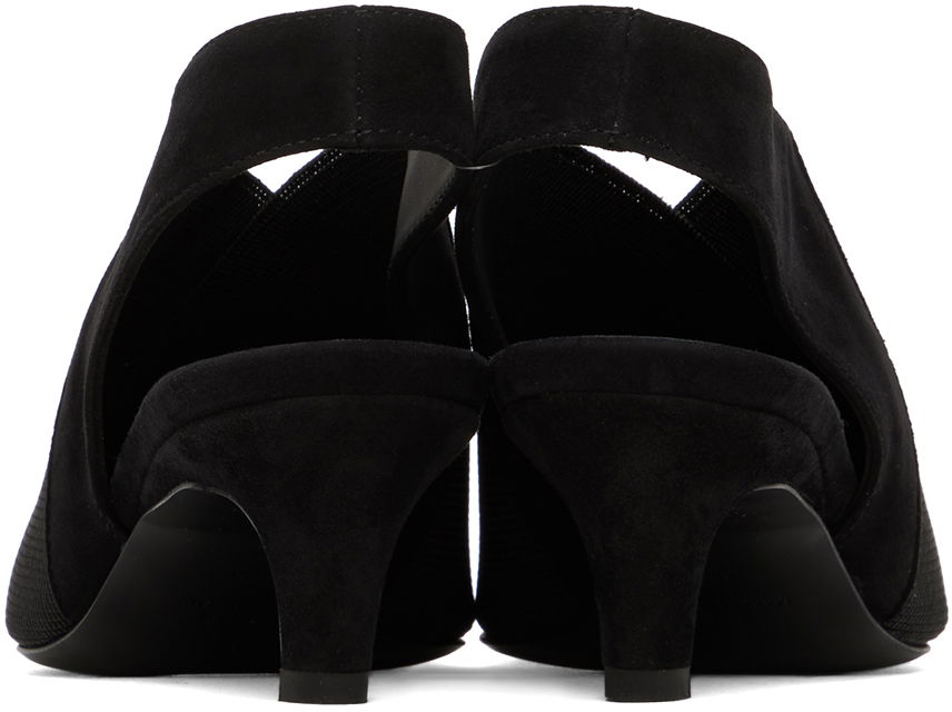 Tenisky a topánky TOTEME 'The Mid Heel Elastic Slingback' Heels Čierna | 242-WAS1419-FB0152, 1