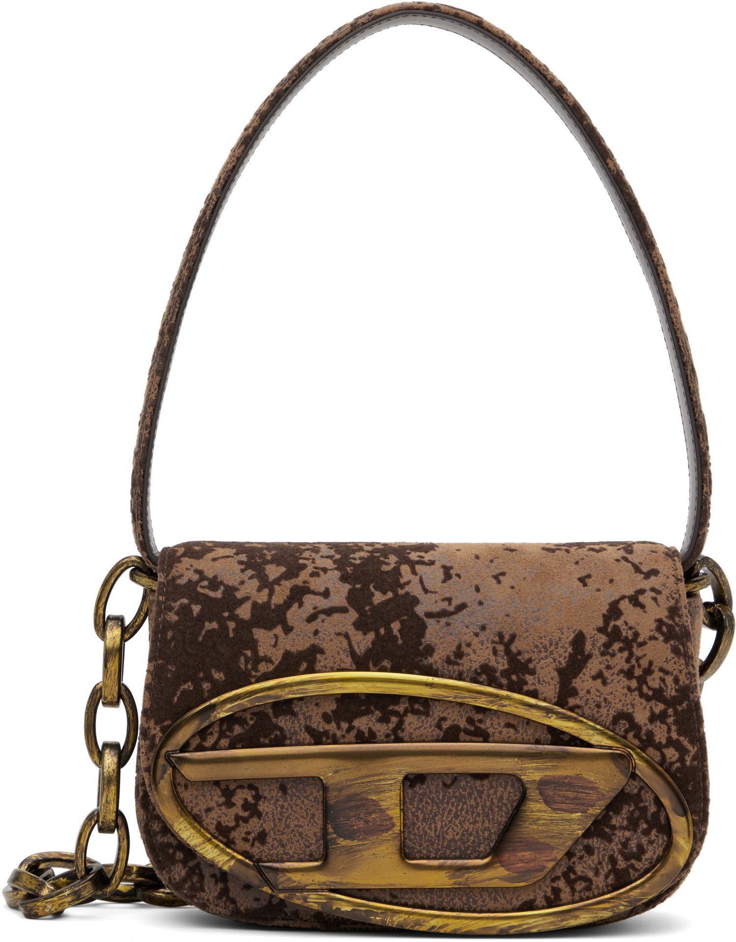 Kabelka Diesel Suede Shoulder Bag Hnedá | X08396 P7995, 0
