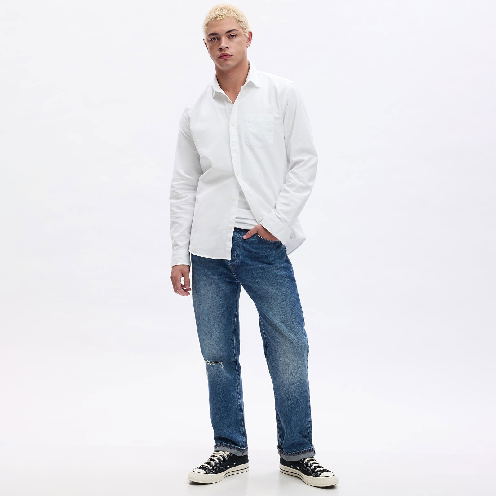 Standard Oxford Shirt White V2 Global