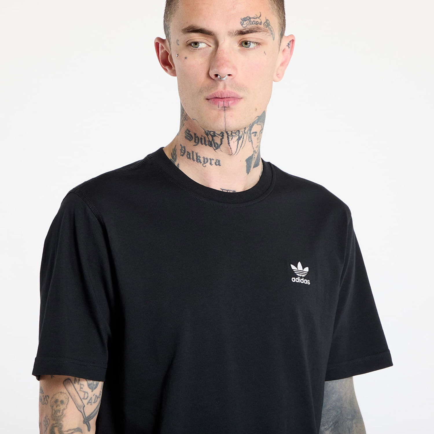 Tričko adidas Originals Trefoil Essentials Tee Čierna | JI8545, 1