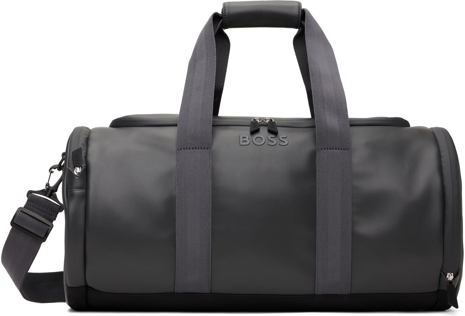 Cestovná taška BOSS Faux-Leather Duffle Bag Čierna | 50536315, 0