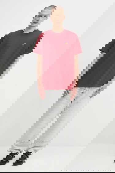 Tričko Carhartt WIP S/S Chase T-Shirt Červená | I026391.30QXX, 4