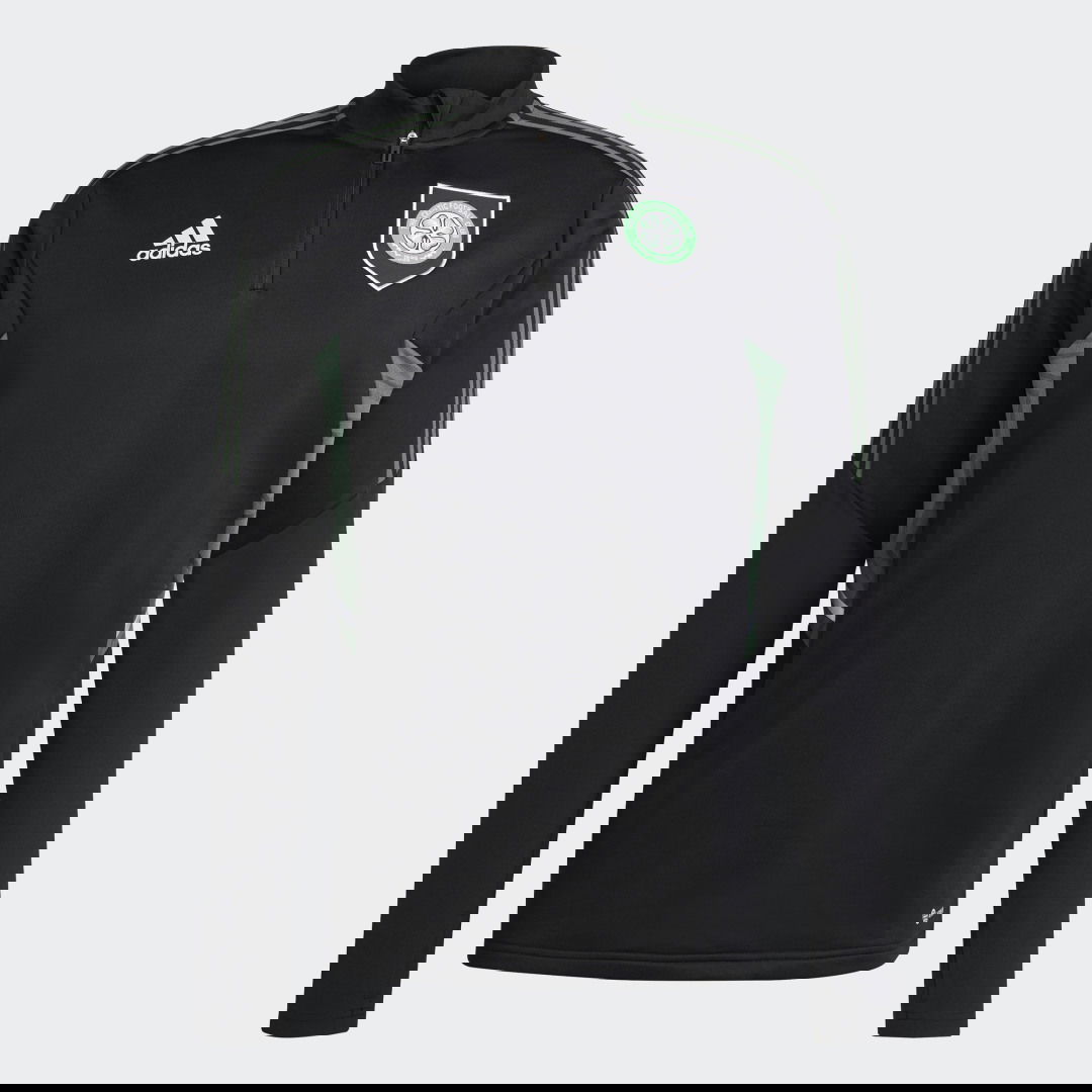 Mikina adidas Performance Celtic FC Condivo 22 Training 1/4 Zip Top Čierna | HT6668, 0