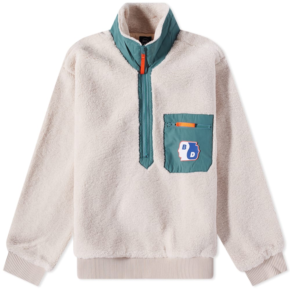 Bunda Brain Dead Ying Yang Half Zip Jacket Béžová | BDW22O19002603WH04, 0