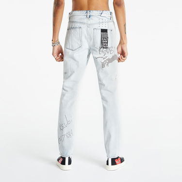 Džínsy Ksubi Chitch Flyer Jeans Trashed Denim Modrá | 5000007238, 2