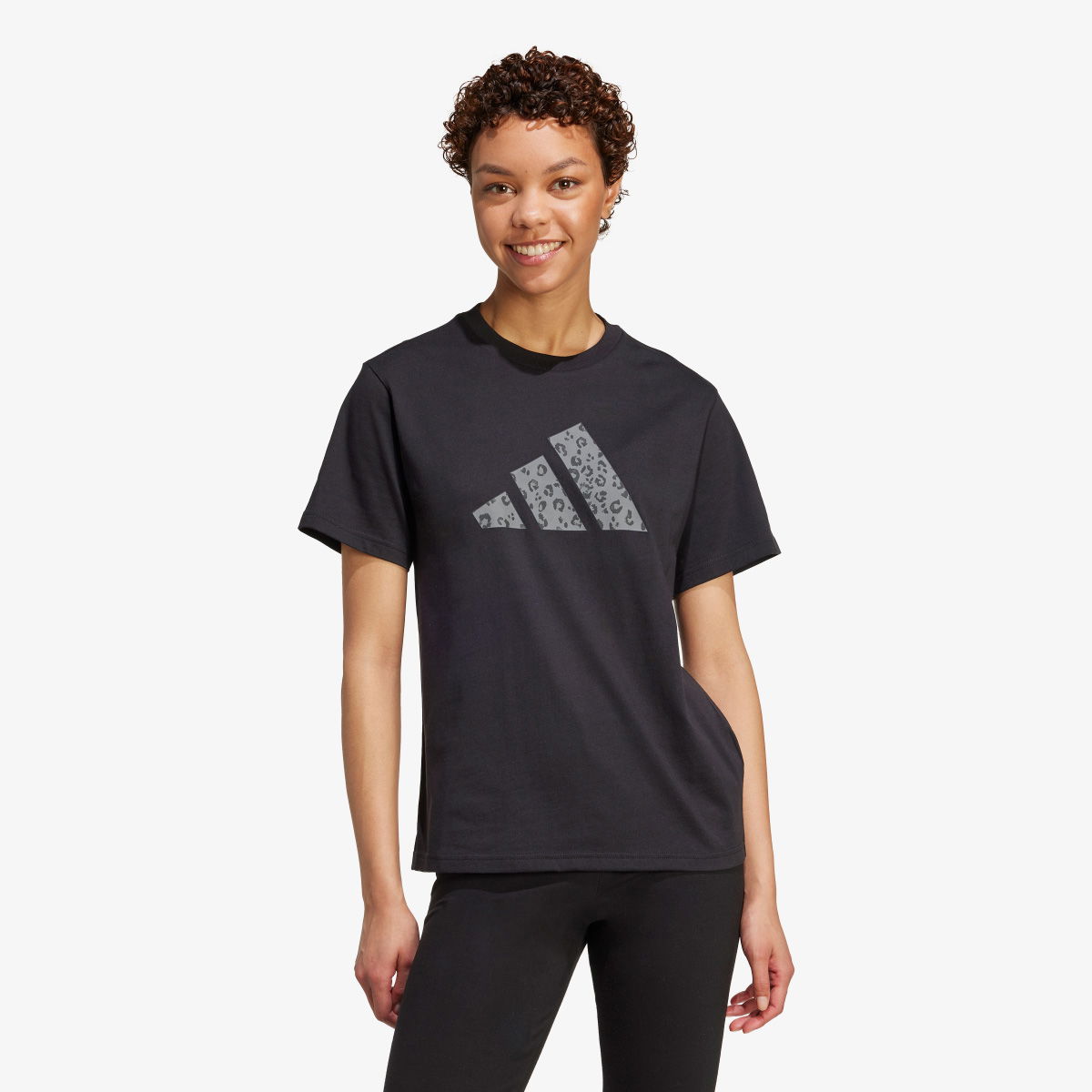 Tričko adidas Performance Animal Print Graphic T-Shirt Čierna | JV8536, 1