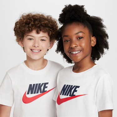 Tričko Nike Sportswear Big Kids T-Shirt Biela | FZ5178-100, 4