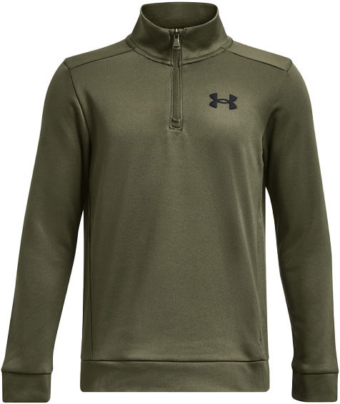 Mikina Under Armour UA Armour Fleece 1/4 Zip Pullover Zelené | 1373559-390, 0