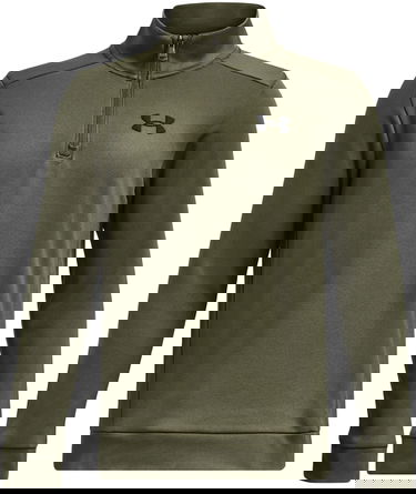 Mikina Under Armour UA Armour Fleece 1/4 Zip Pullover Zelené | 1373559-390, 0