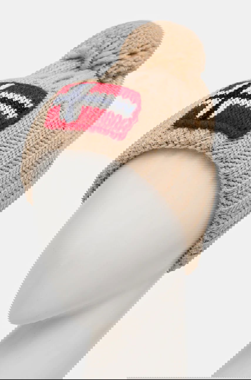 Kulicha Napapijri Beige Knitted Pom-Pom Beanie Béžová | NP0A4GKBN1J1, 1