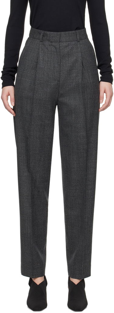 Nohavice TOTEME TOTEME Single-Pleat Trousers Šedá | 242-WRB1625-FB0110, 0