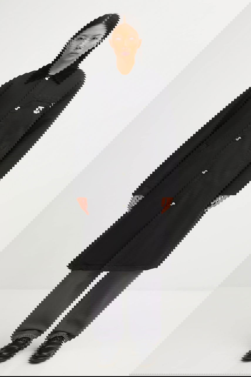 Kabáty Carhartt WIP Webster Workwear Coat Čierna | I035676.0, 0