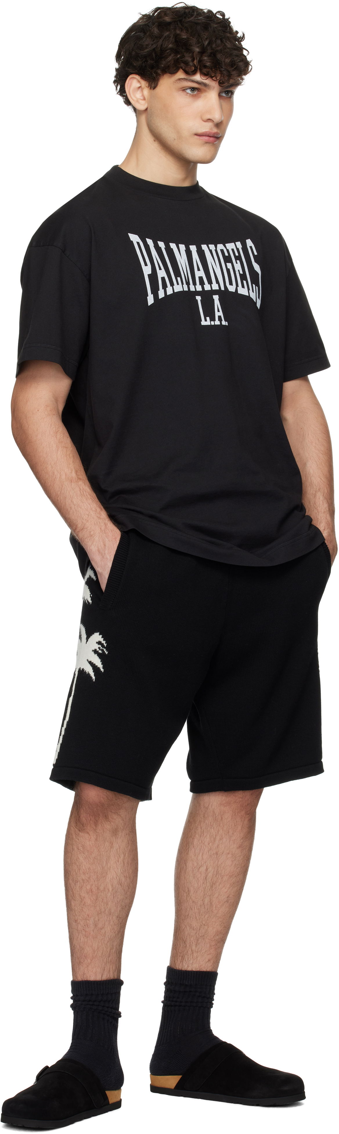 Knitted Palms Shorts