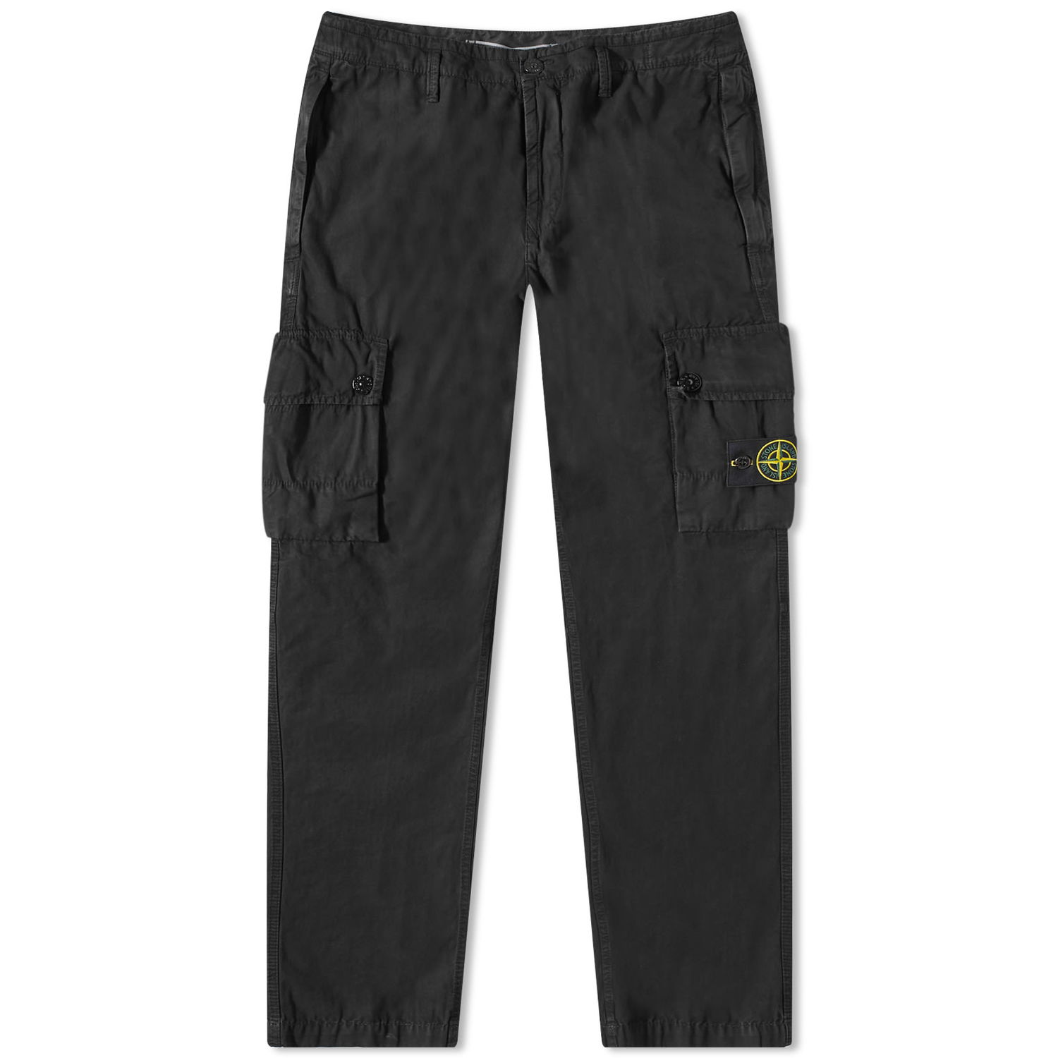 Cargo nohavice Stone Island Brushed Cotton Canvas Cargo Pant Black Čierna | 1015303WA-A0129, 0