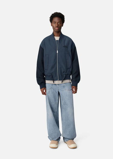 Bomber bunda AXEL ARIGATO Archer Full-Zip Bomber Jacket with Drawstring Hem Navy | A3764004, 9