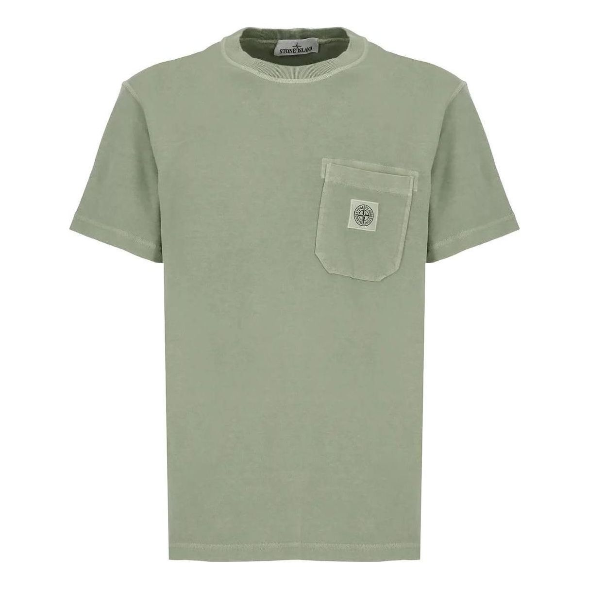 Tričko Stone Island Stone Island Logo Pocket T-Shirt Zelené | 101521957-V0155, 0